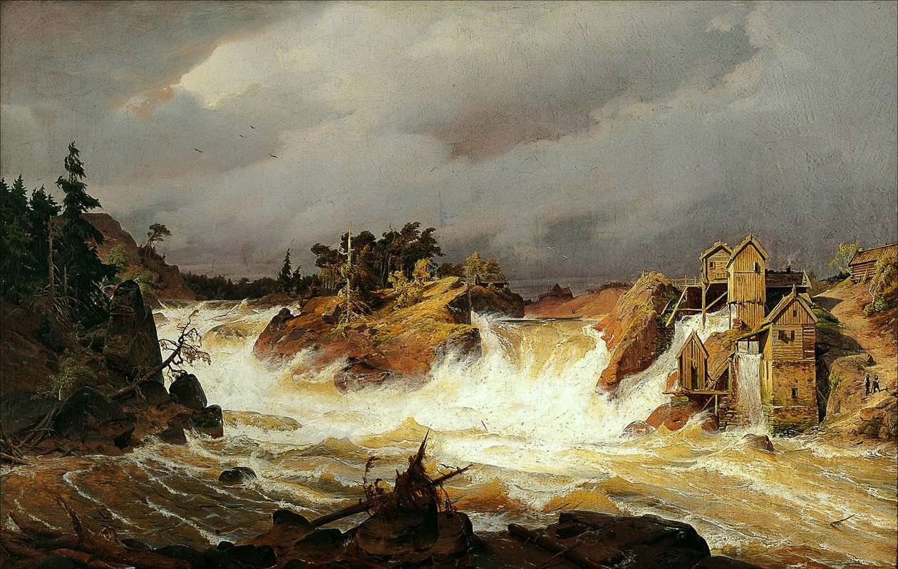 Niemiecki: Ataki na Trollhättan autorstwa Andreas Achenbach