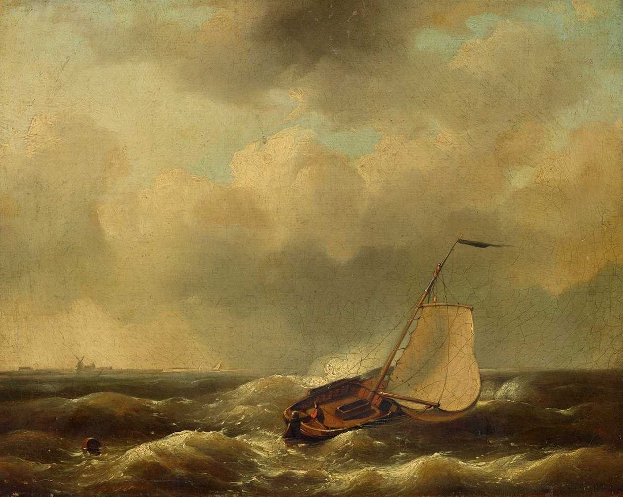 Pejzaż morski autorstwa Andreas Achenbach
