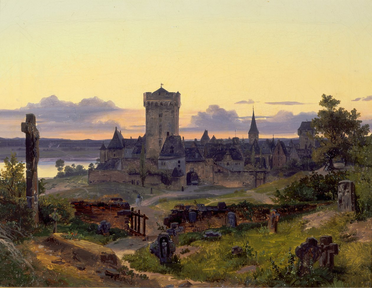 Zons nad Renem autorstwa Andreas Achenbach