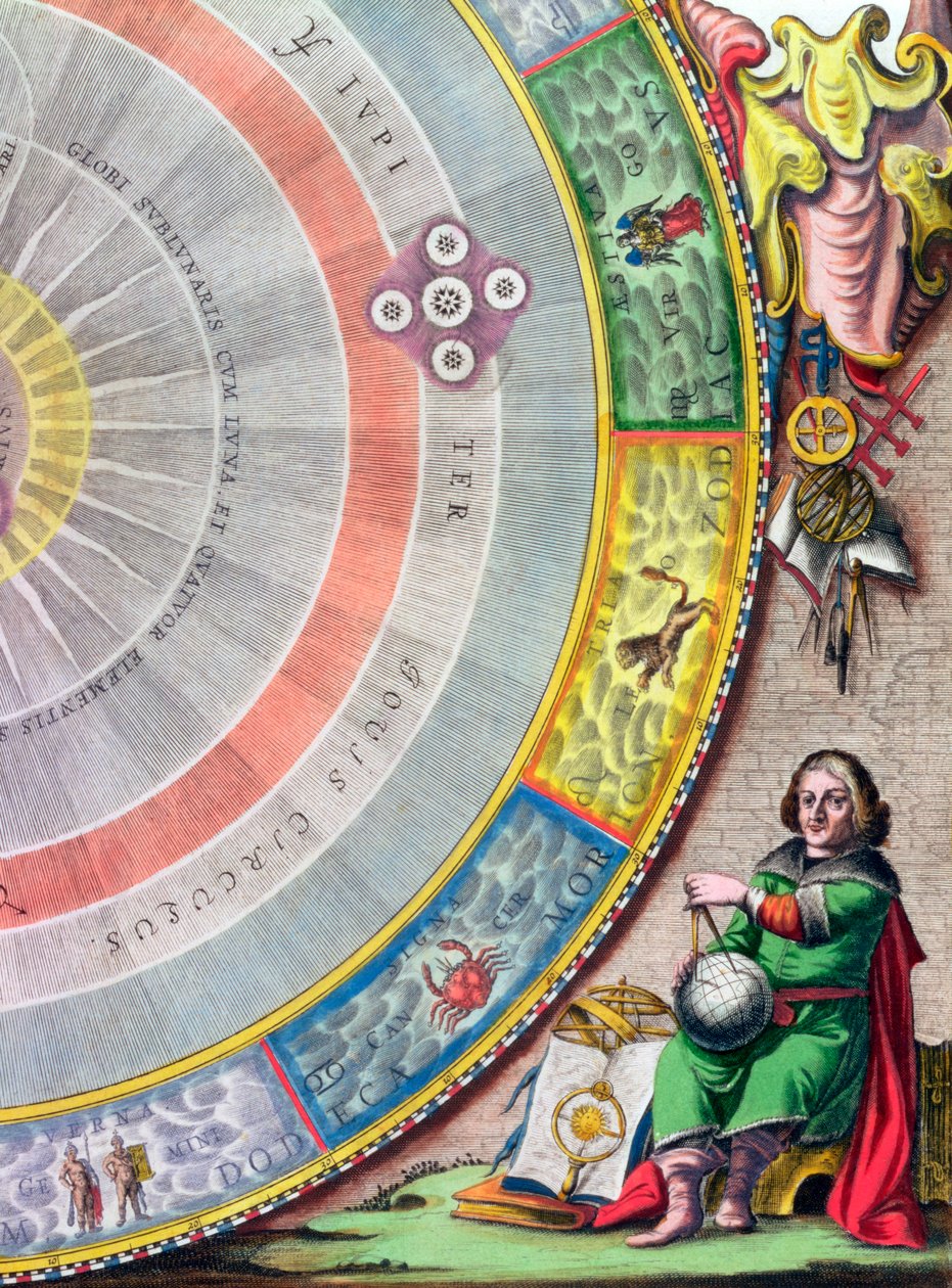 Mikołaj Kopernik, polski astronom, 1660-1661 autorstwa Andreas Cellarius