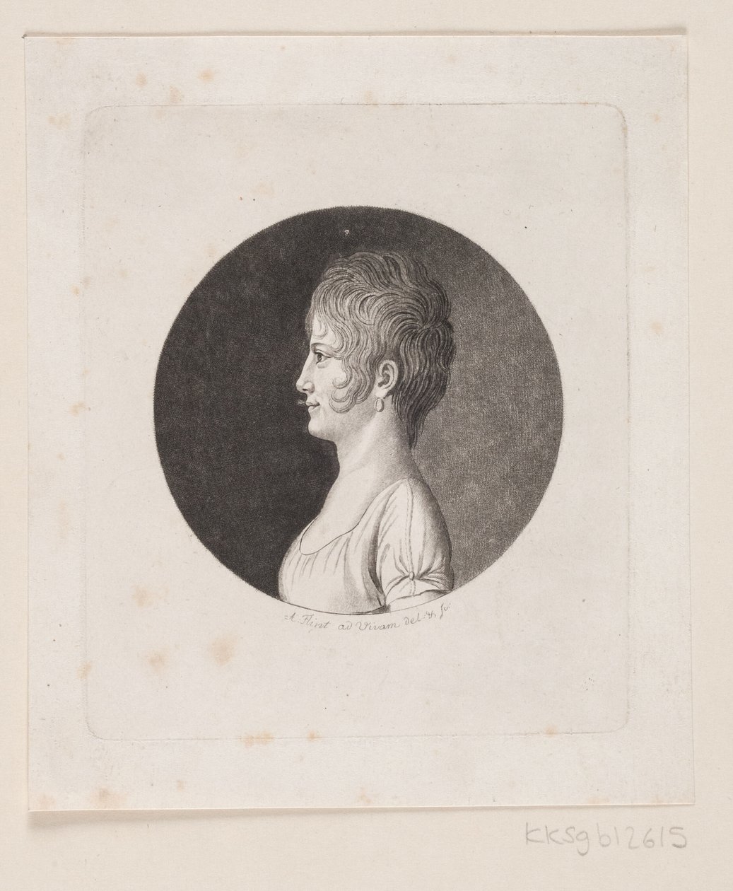Nieznany portret kobiety autorstwa Andreas Flint