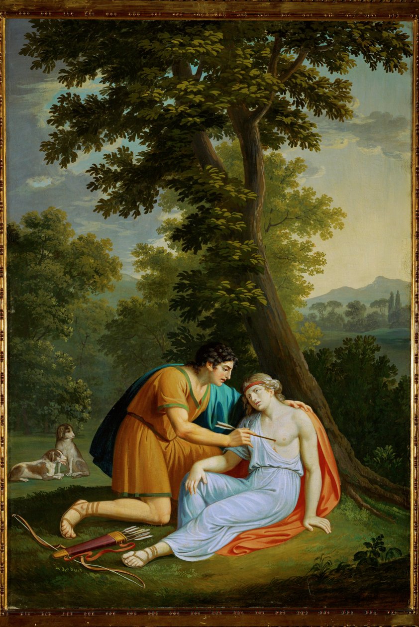 Procris i Cephalos (obraz na płótnie) autorstwa Andreas Nesselthaler