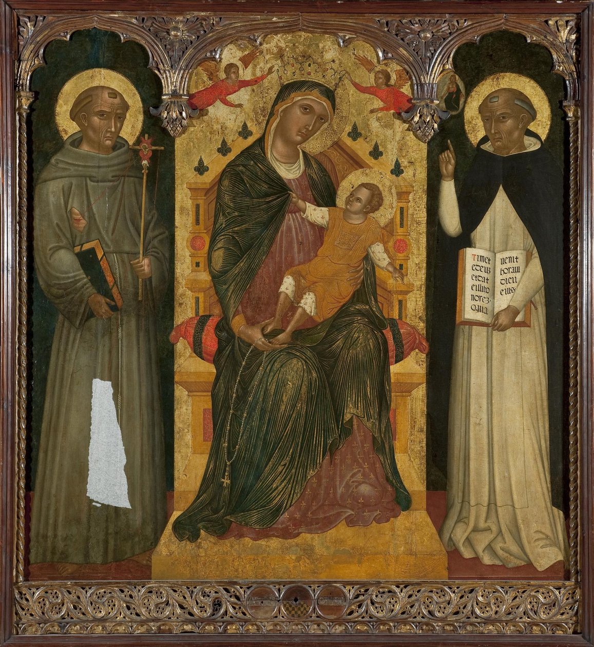 Amerykański angielski:  Madonna i Dzieciątko ze świętymi Madonna i Dzieciątko ze świętymi autorstwa Andreas Ritzos