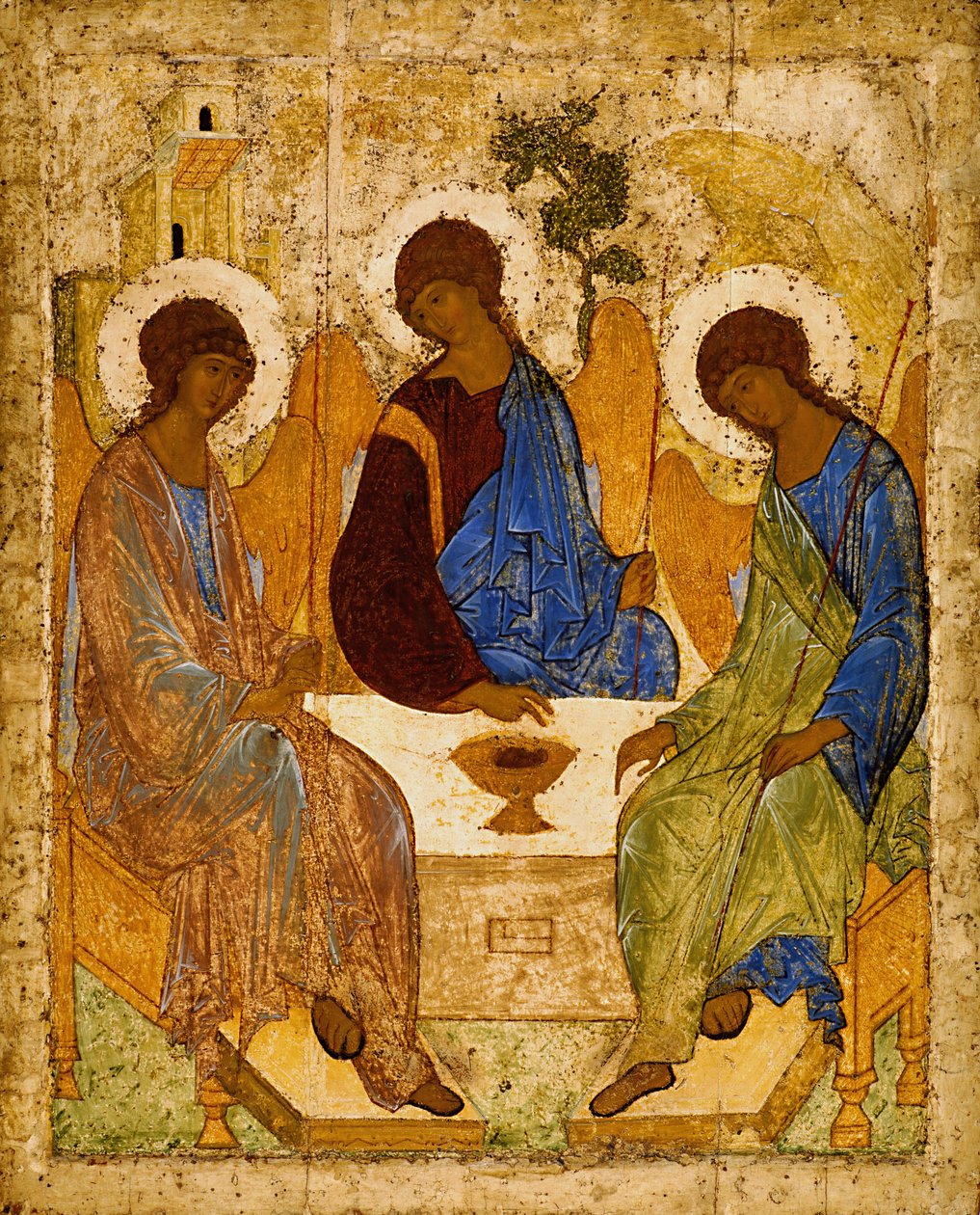 Święta Trójca (Troitsa) autorstwa Andrei Rublev
