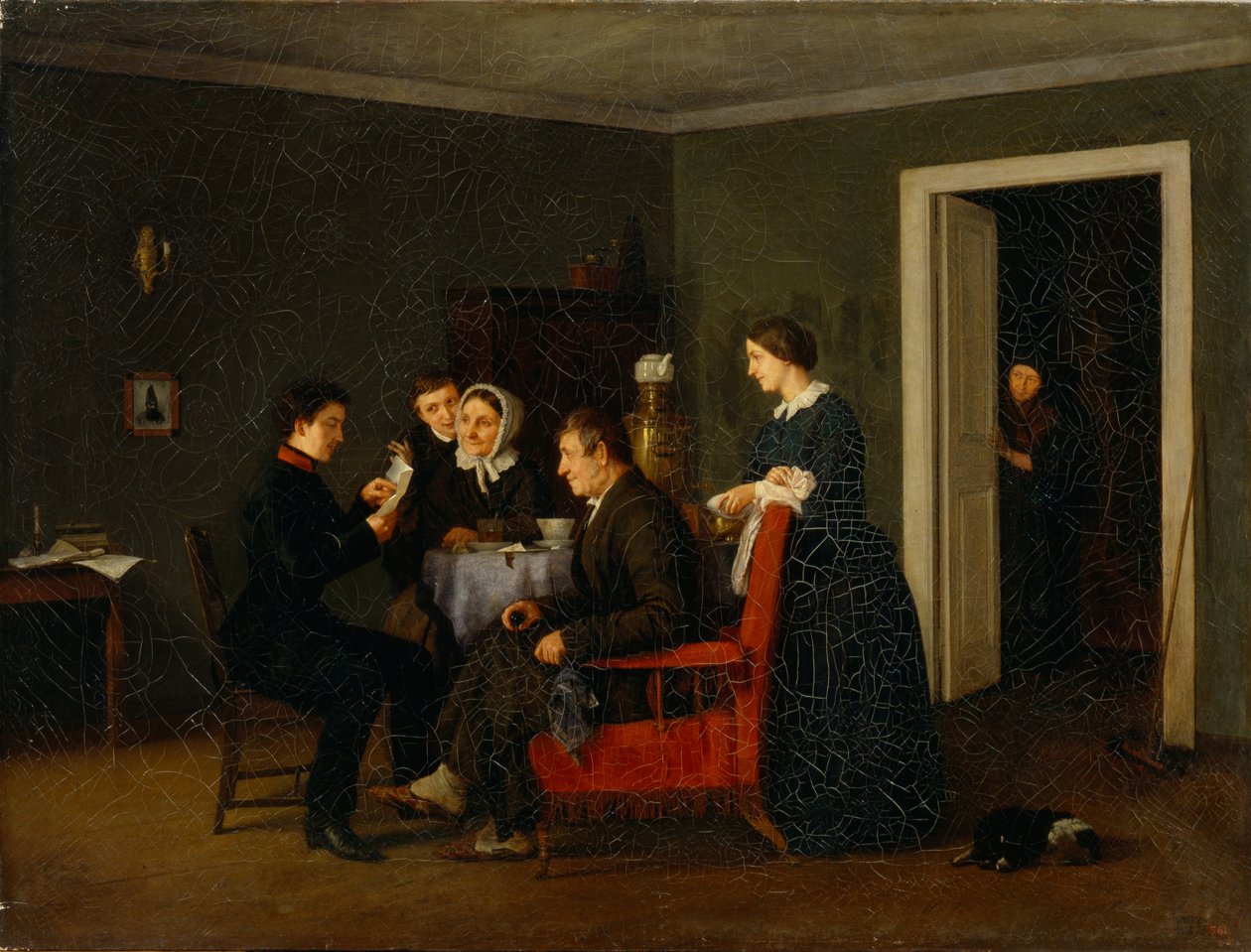List radosny, 1858 autorstwa Andrei Andreyevich Popov
