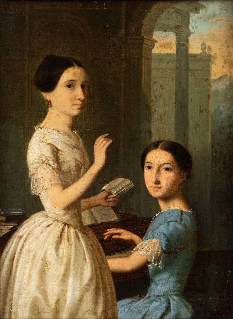 Maria i Ekaterina Novoseltseva. autorstwa Andrei Belloli