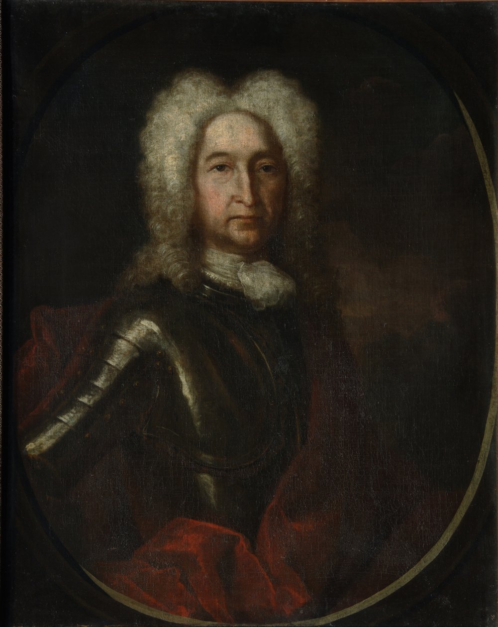 Portret księcia Iwana Aleksiejewicza Golicyna 1658-1729, 1728 autorstwa Andrei Matveyevich Matveyev