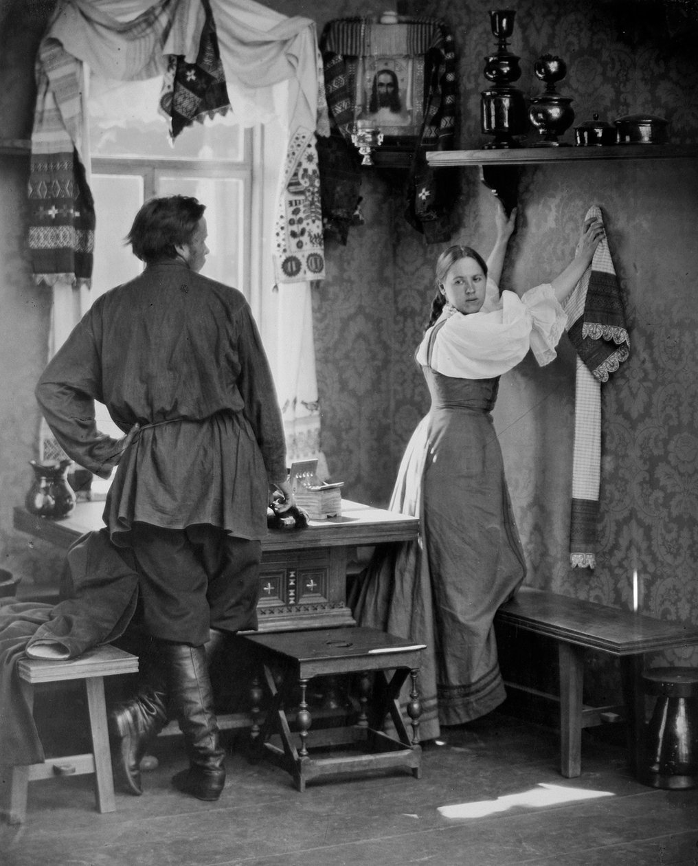 Kompozycja rosyjska, ok. 1880-c1882 autorstwa Andrei Osipovich Karelin
