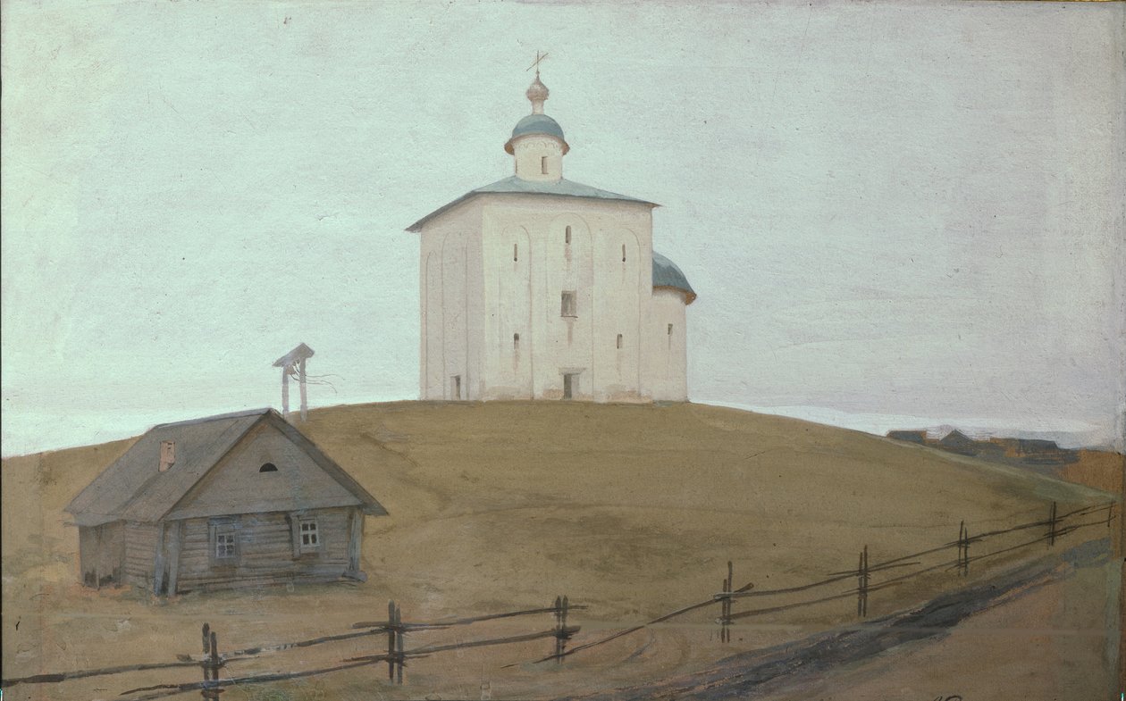 Kościół, 1903 autorstwa Andrei Petrovich Ryabushkin