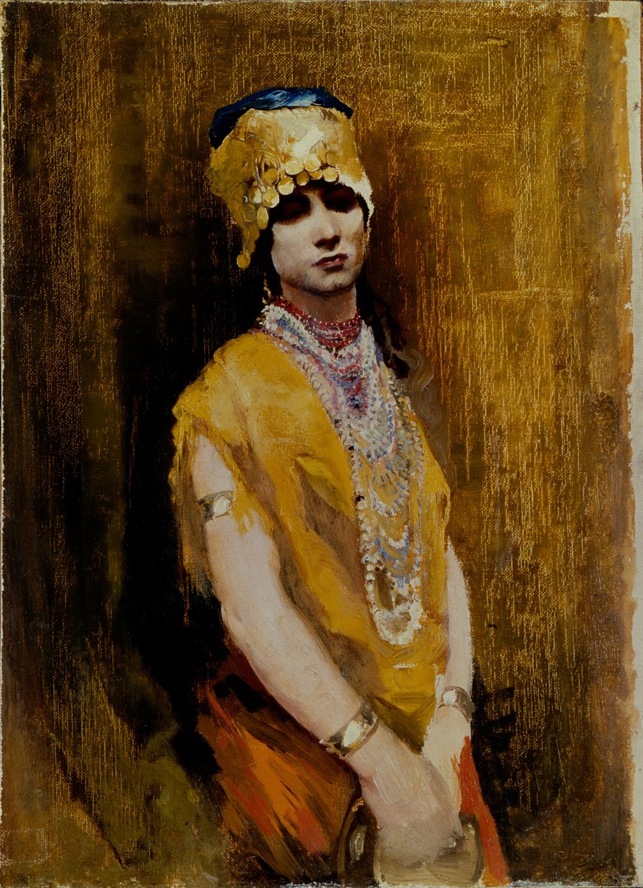 Tancerka, koniec XIX wieku. autorstwa Andrei Petrovich Ryabushkin