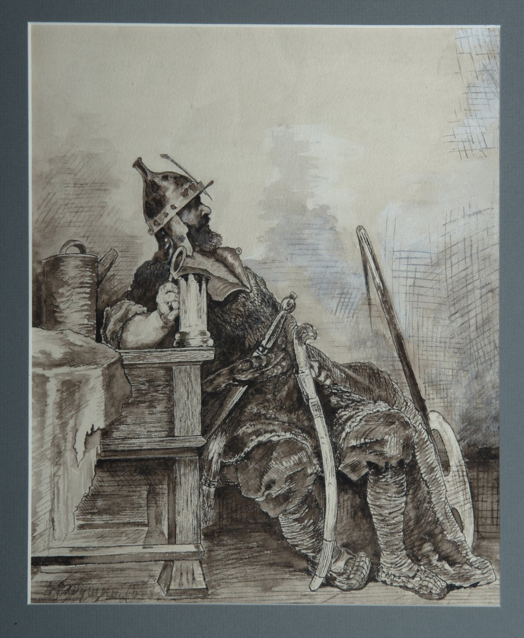 Bogatyr, 1893 autorstwa Andrei Petrovich Ryabushkin