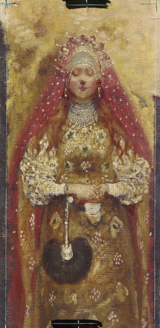 Szczegóły żony Bojarzy, 1899 autorstwa Andrei Petrovich Ryabushkin