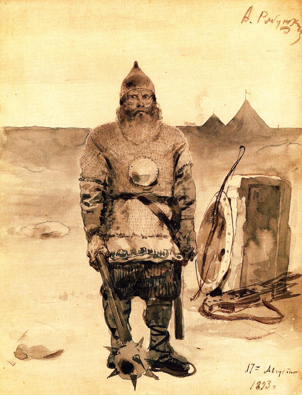 Ilja Muromec, 1893 autorstwa Andrei Petrovich Ryabushkin