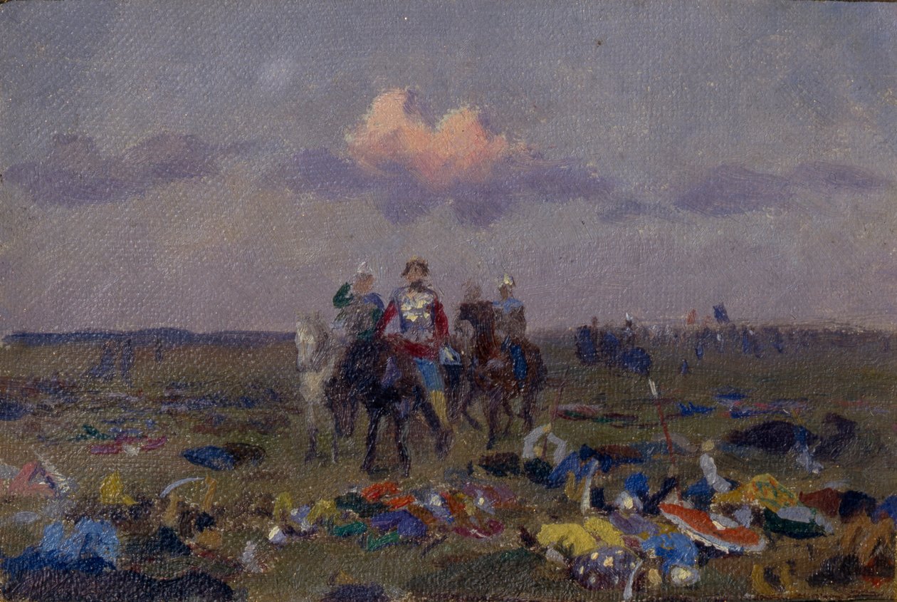 Na polu bekasów autorstwa Andrei Petrovich Ryabushkin