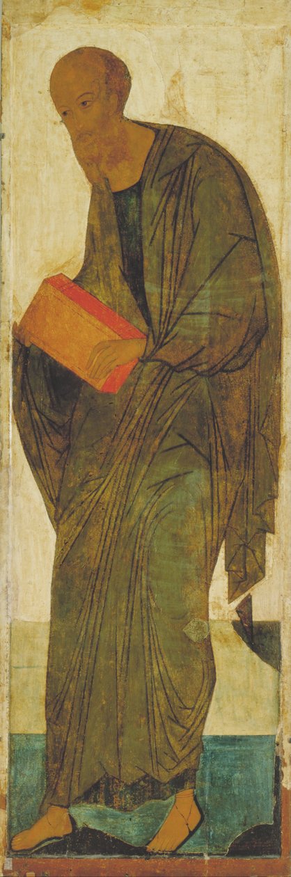 Święty Paul. Od Deisusa Tier autorstwa Andrei Rublev