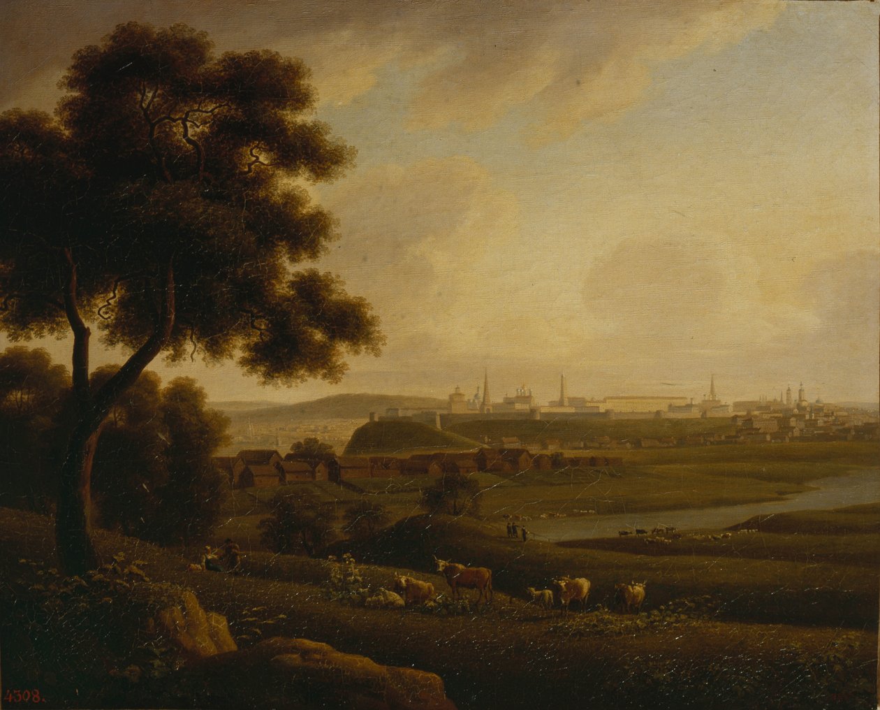 Widok Kazania, 1816 r. autorstwa Andrei Yefimovich Martynov