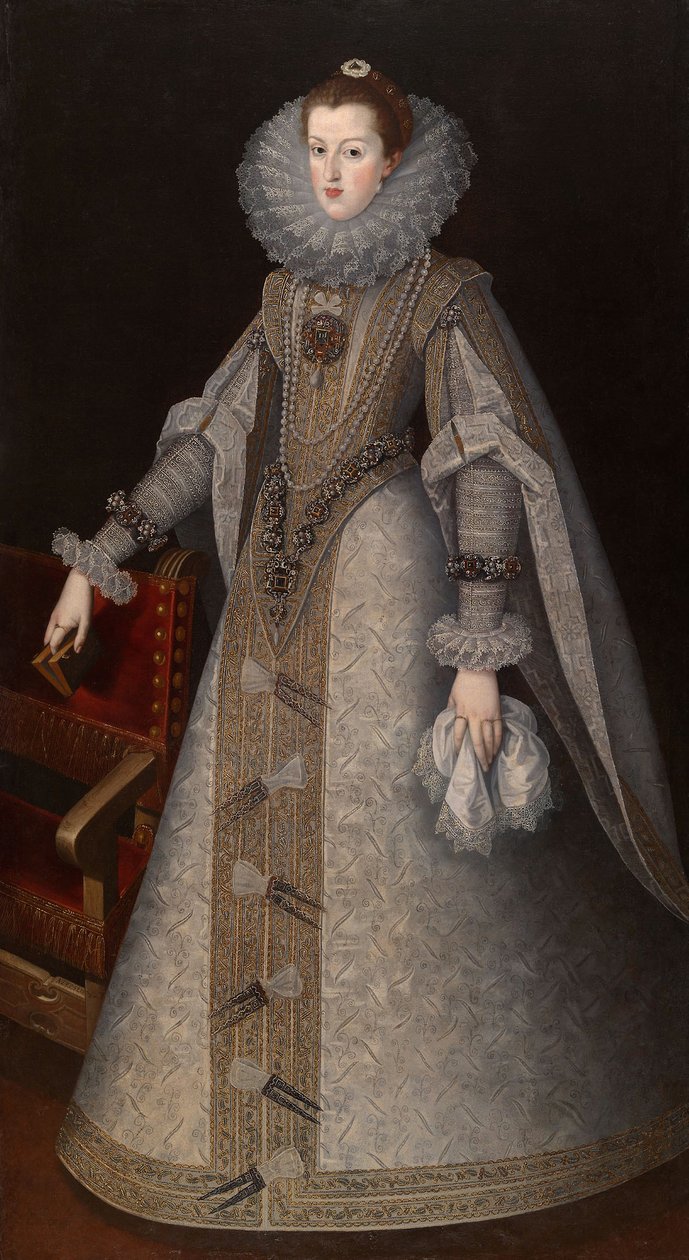 Małgorzata Austriacka, królowa Hiszpanii, ok. 1610 (olej na płótnie) autorstwa Andres Lopez Polanco