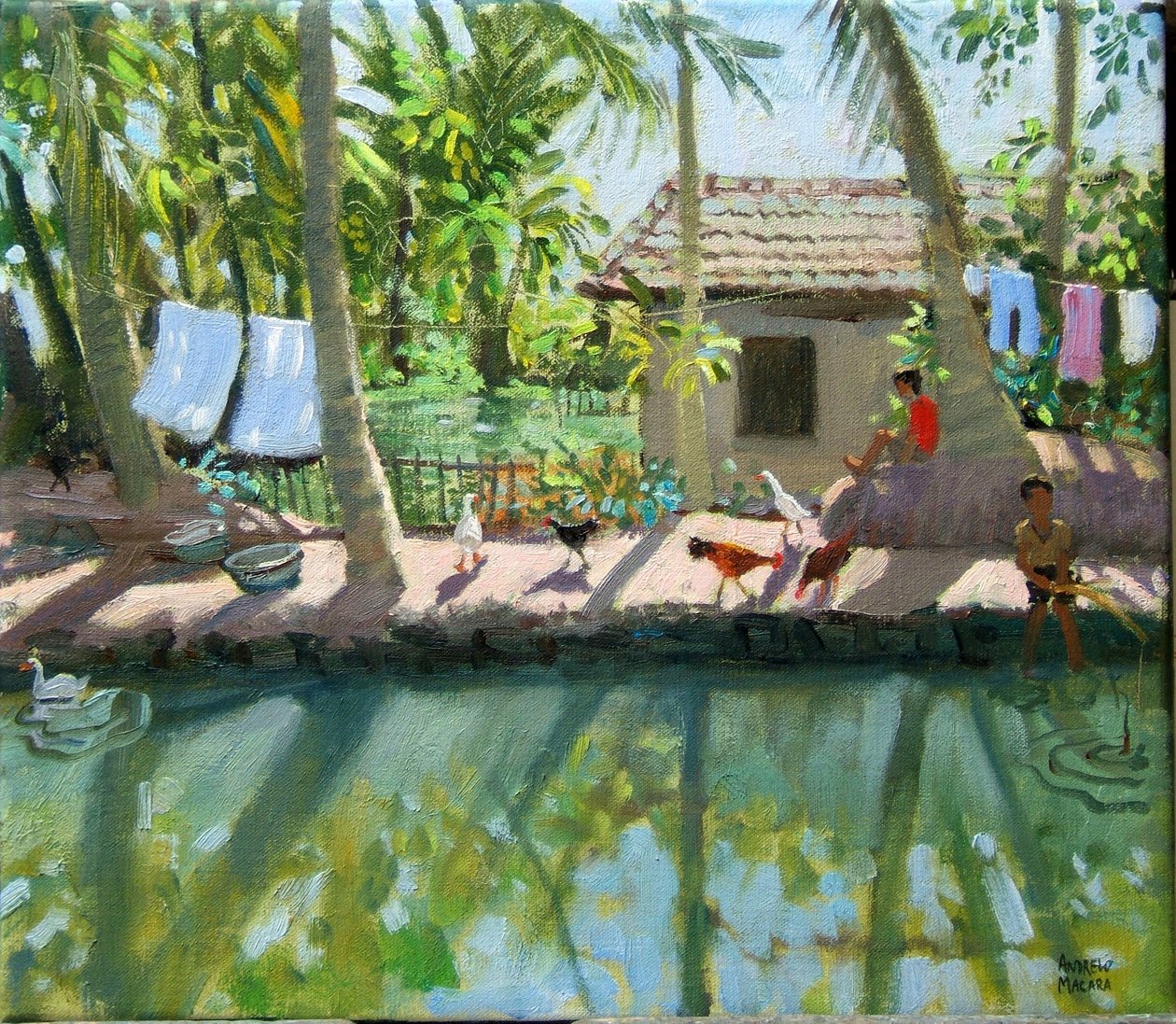 Rozlewiska, Indie autorstwa Andrew Macara
