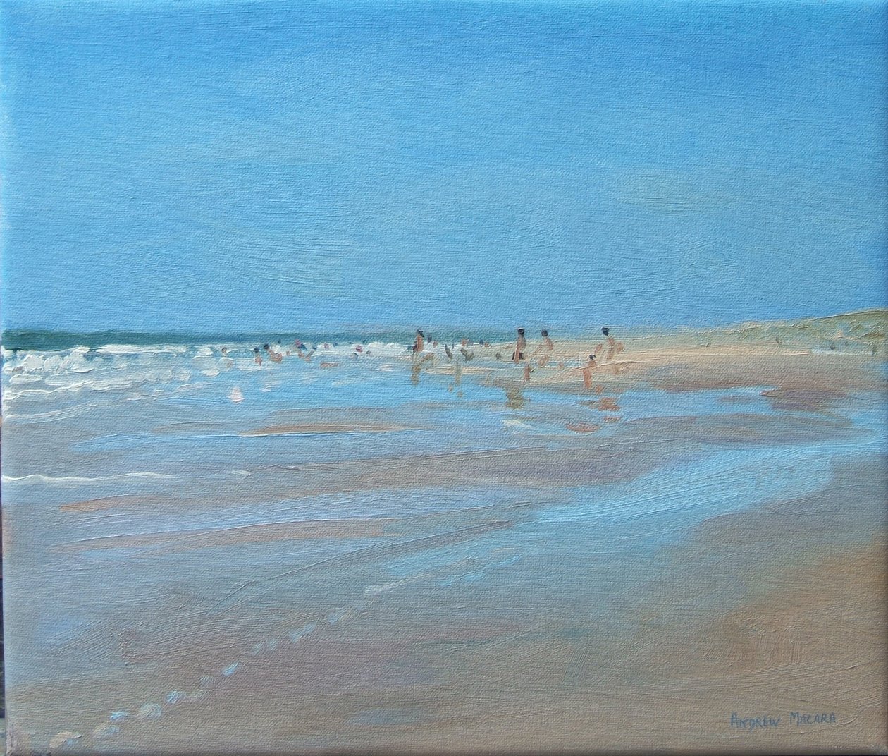 Niebieskie odbicie, Montalivet autorstwa Andrew Macara