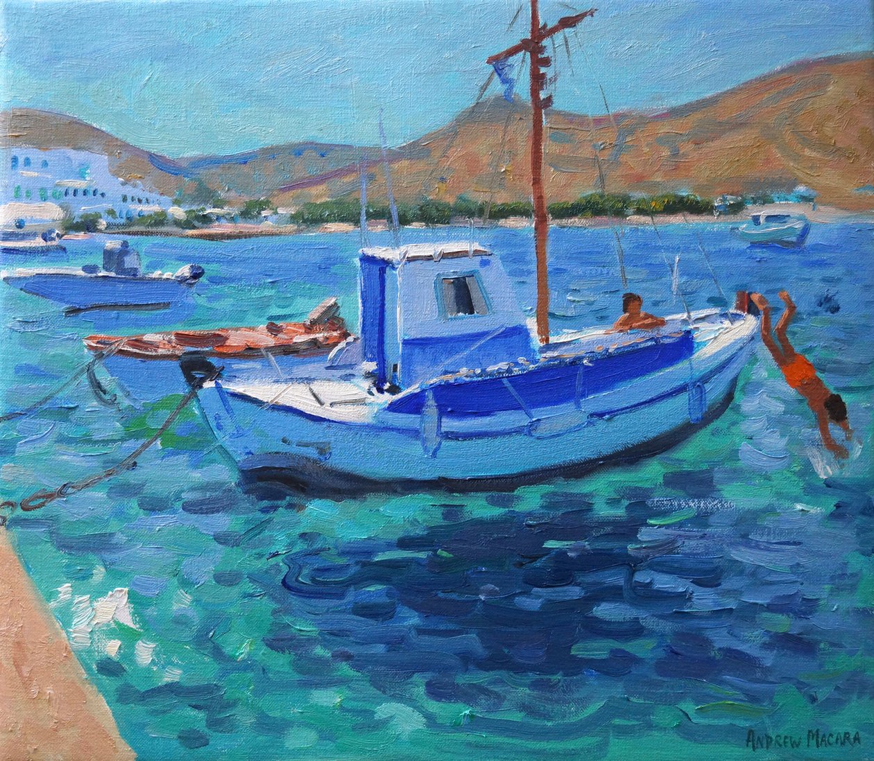 Łodzie rybackie autorstwa Andrew Macara