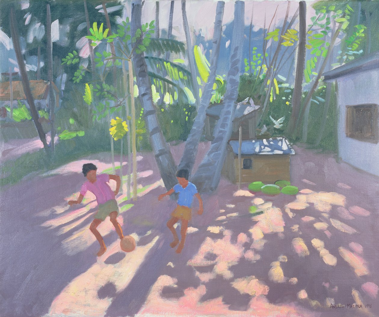Piłka nożna, Bentota, Sri Lanka, 1998 autorstwa Andrew Macara