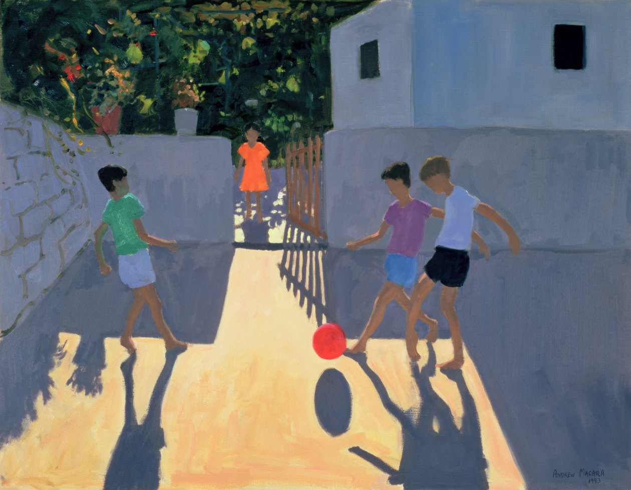 Piłkarze, Kos, 1993 autorstwa Andrew Macara