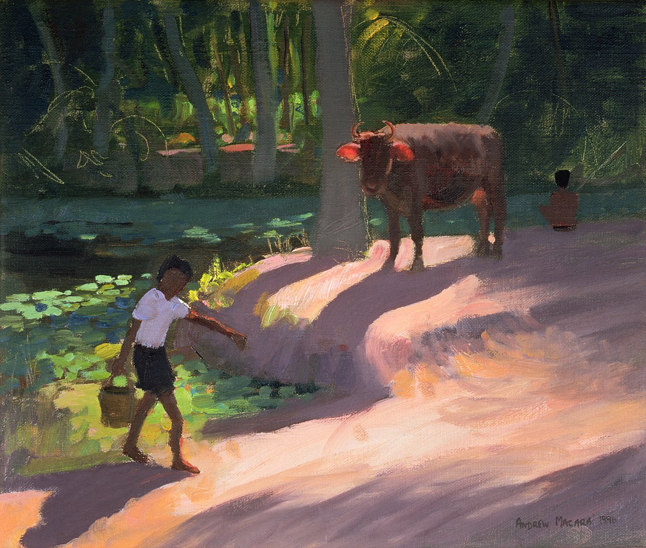 Kerala Backwaters, Indie, 1996 autorstwa Andrew Macara