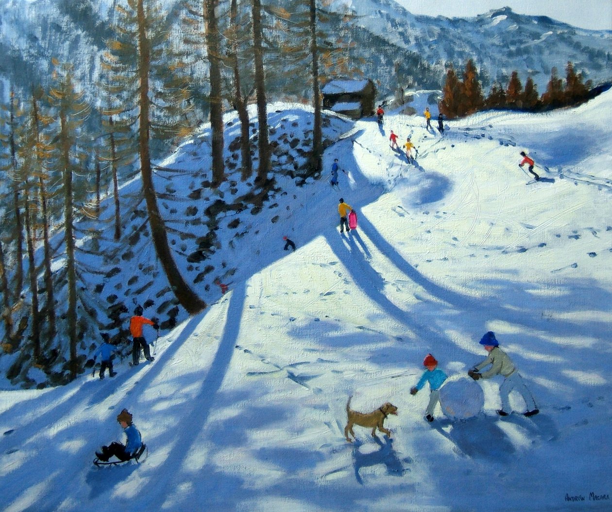 Duża Śnieżka, Zermatt autorstwa Andrew Macara