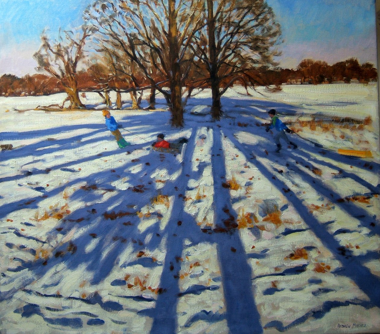Midwinter, Calke Abbey, Derbyshire autorstwa Andrew Macara