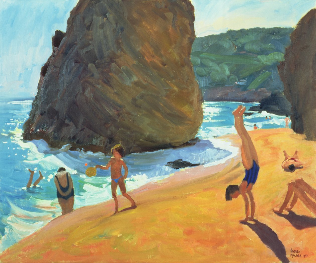 Poranek, Playa dos Rosales, Costa Brava, 1997 autorstwa Andrew Macara