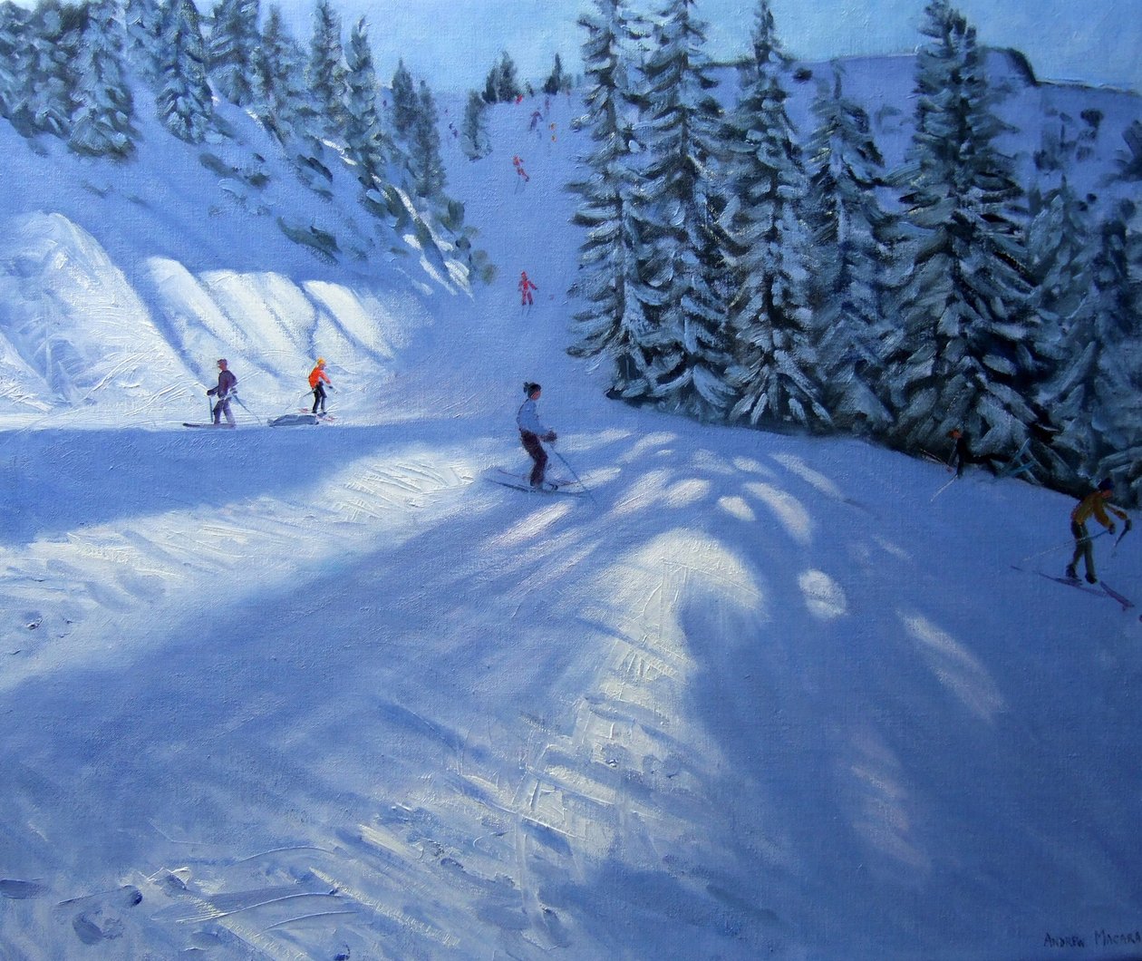 Morzine, trasa narciarska autorstwa Andrew Macara