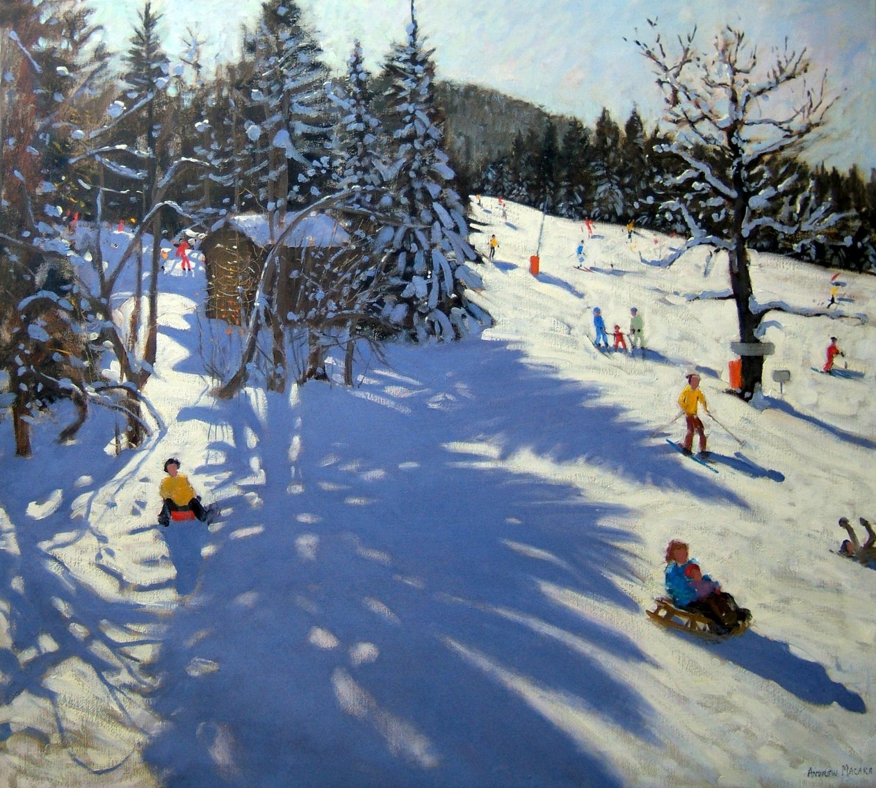 Schronisko górskie, Morzine autorstwa Andrew Macara