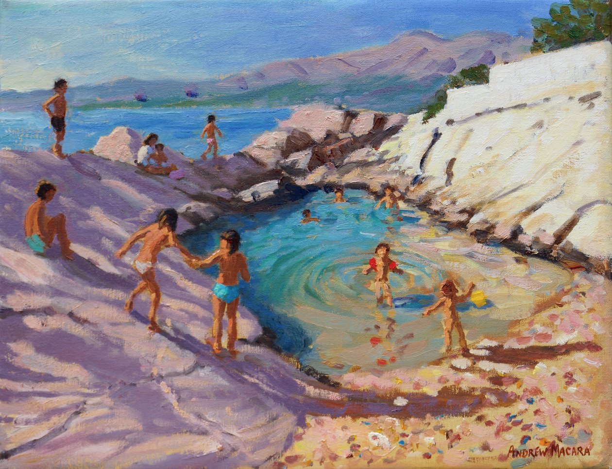 Basen morski,Chorwacja, autorstwa Andrew Macara