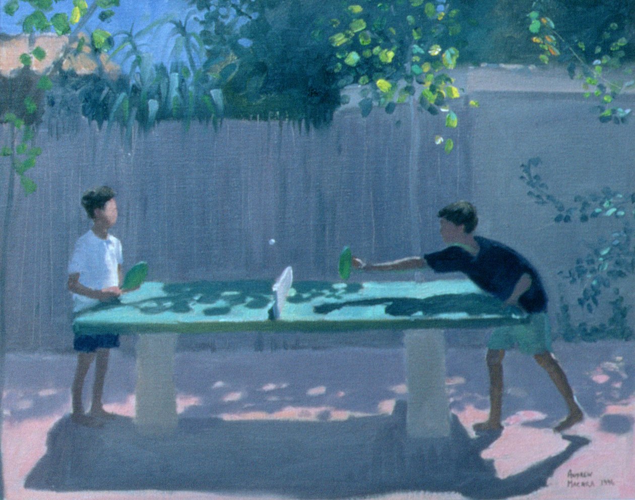 Tenis stołowy, Francja, 1996 autorstwa Andrew Macara