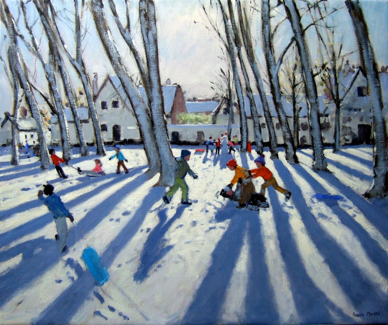 The Beguinage, Brugia, 2005 autorstwa Andrew Macara