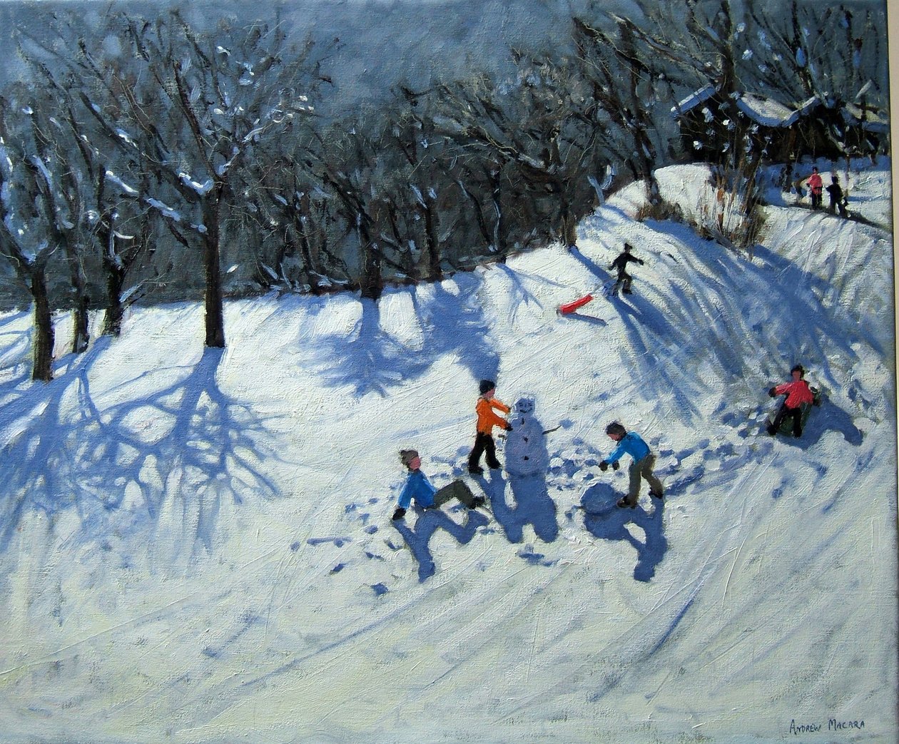 Bałwan, Morzine, autorstwa Andrew Macara