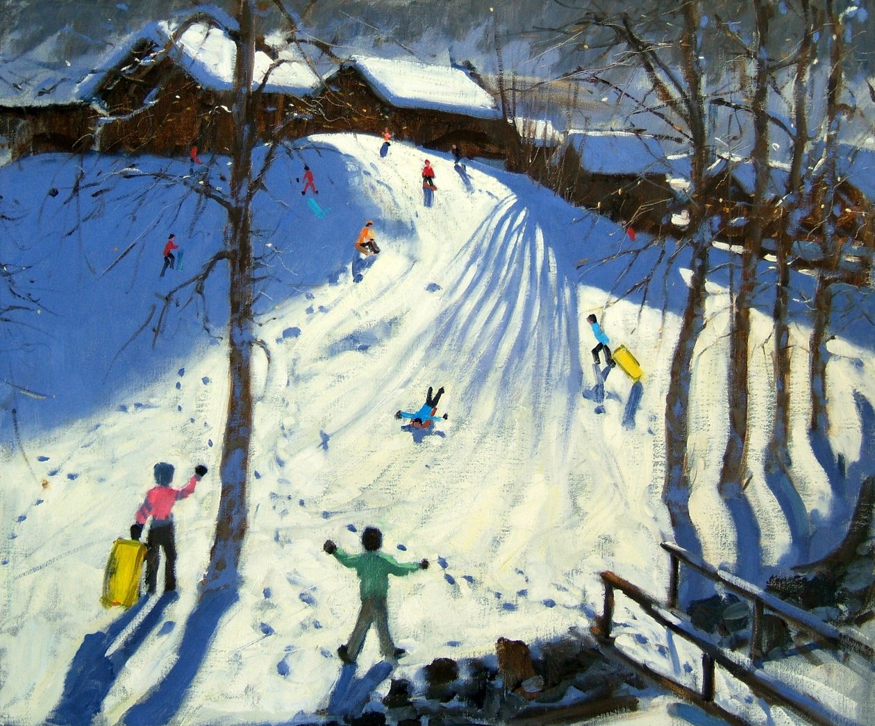 Kładka, Morzine autorstwa Andrew Macara