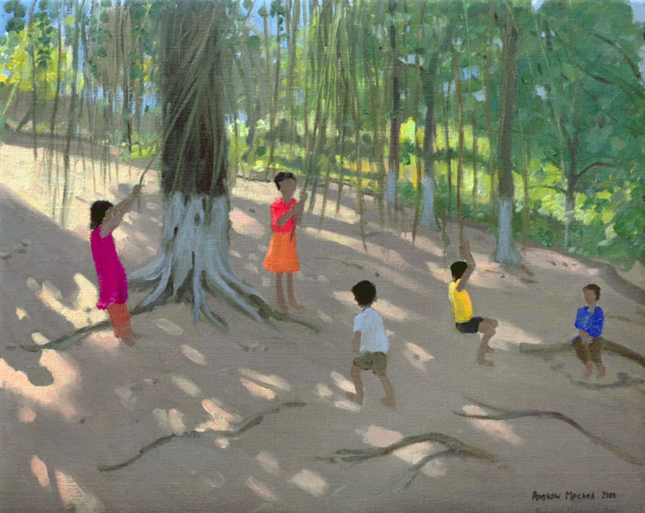 Huśtawka na drzewie, Wyspa Słoni, Bombaj, 2000 autorstwa Andrew Macara