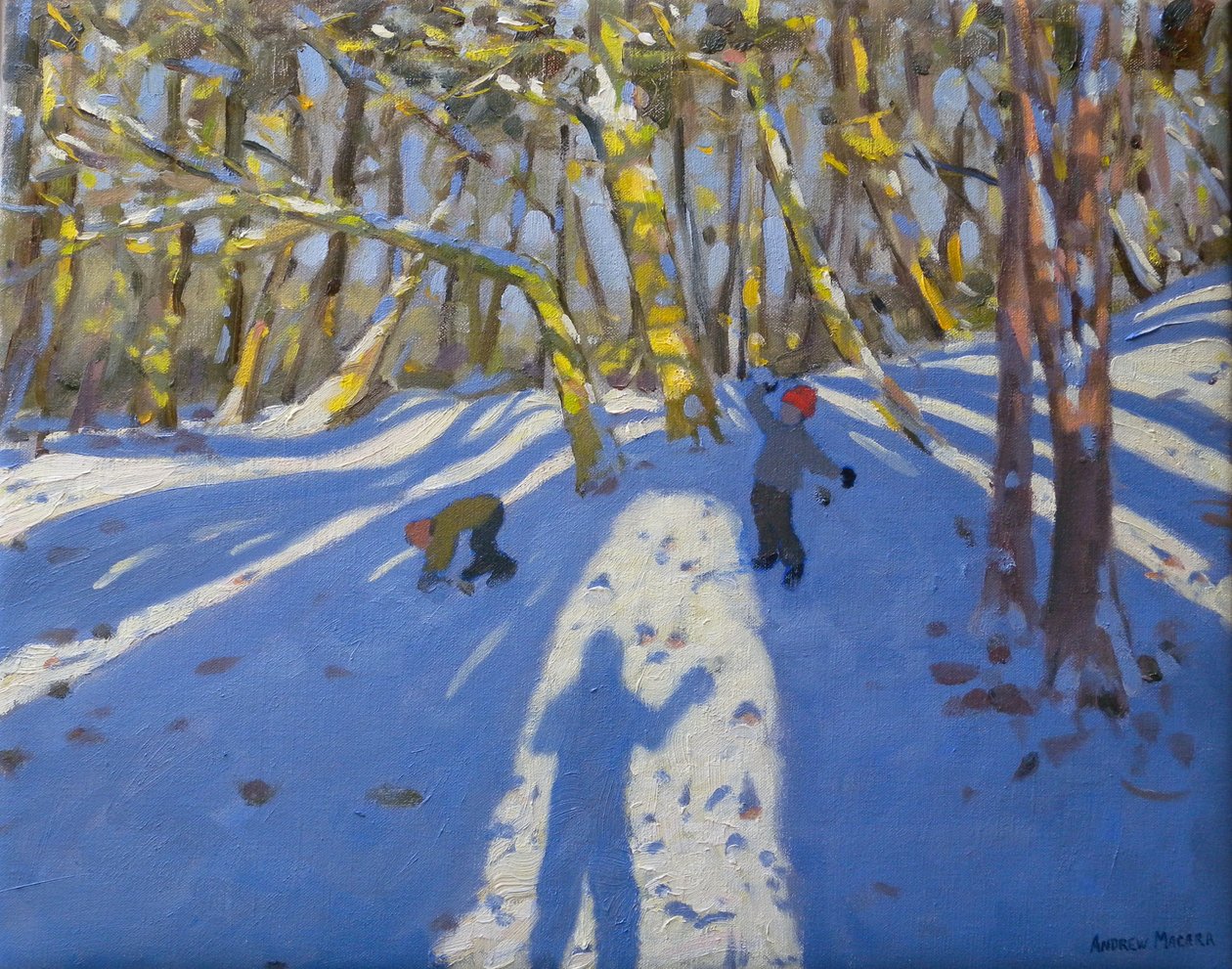 Zimowy zamek Elvaston, 2008 autorstwa Andrew Macara