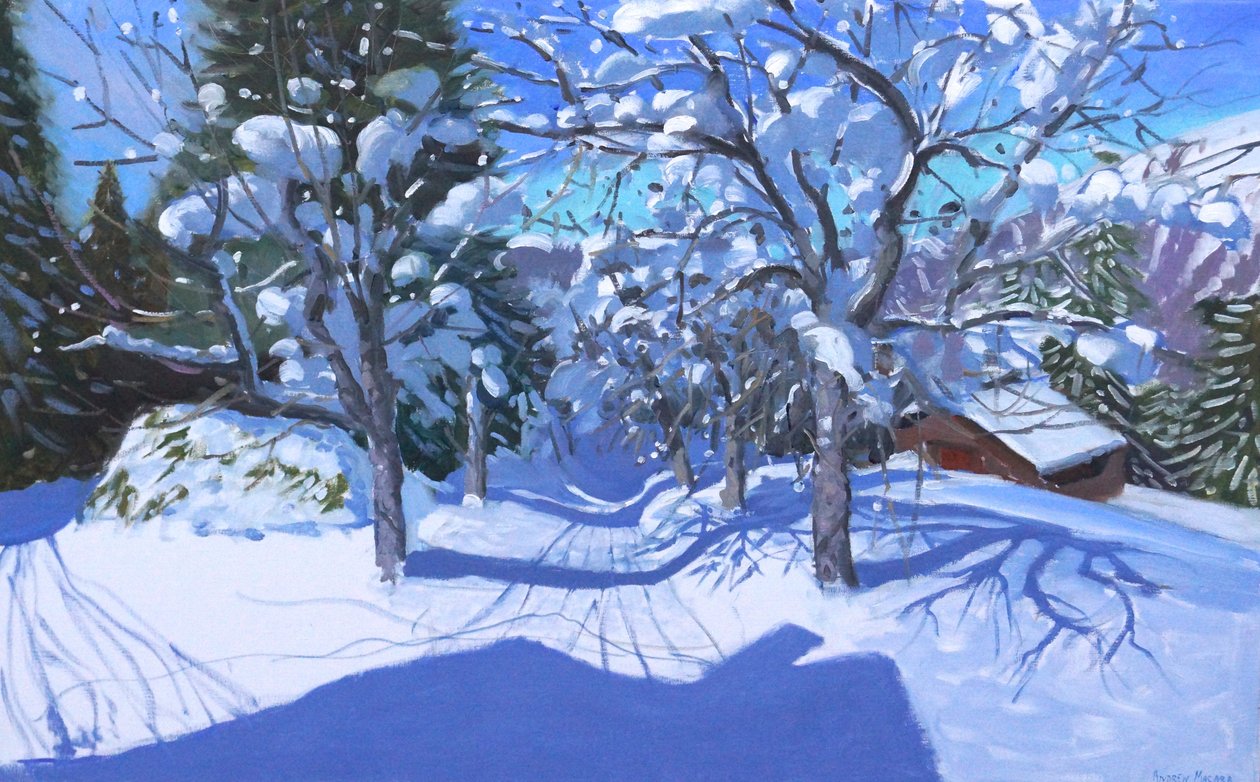 Zimowy Sad, Morzine, 2015, autorstwa Andrew Macara