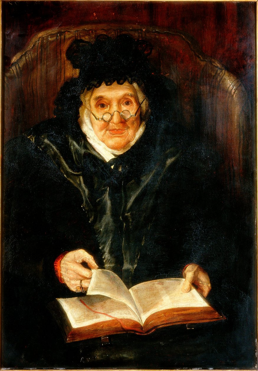 Portret starszej damy, 1823 autorstwa Andrew Morton