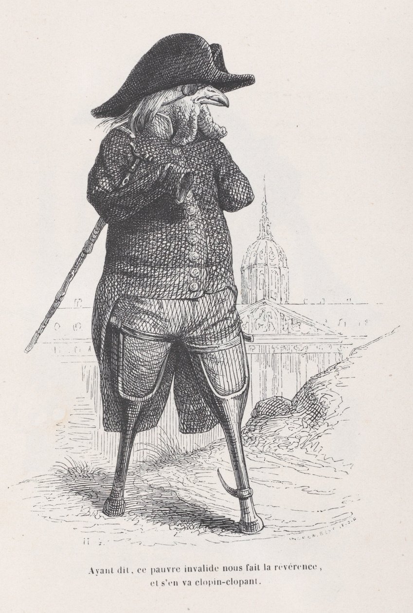 To powiedziawszy, ten biedny inwalida dyga nam i kuśtyka od S..., ca. 1837-47. autorstwa Andrew Best Leloir