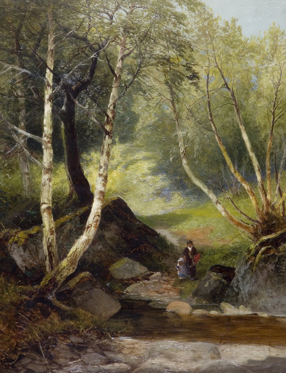 Wśród brzóz autorstwa Andrew Brandish Holte