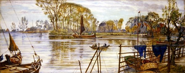 Rostock (akwarela na papierze) autorstwa Andrew Brown Donaldson