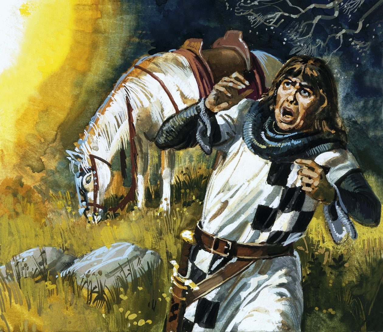 Rycerz się boi autorstwa Andrew Howat