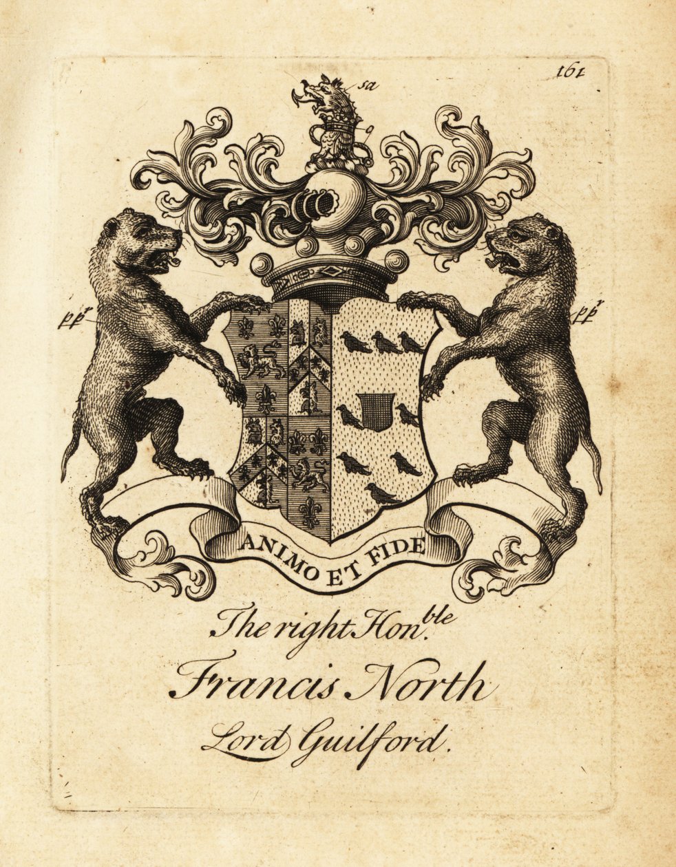 Herb Wielmożnego Franciszka Północy, Lord Guilford, 2. Baron Guilford autorstwa Andrew Johnston