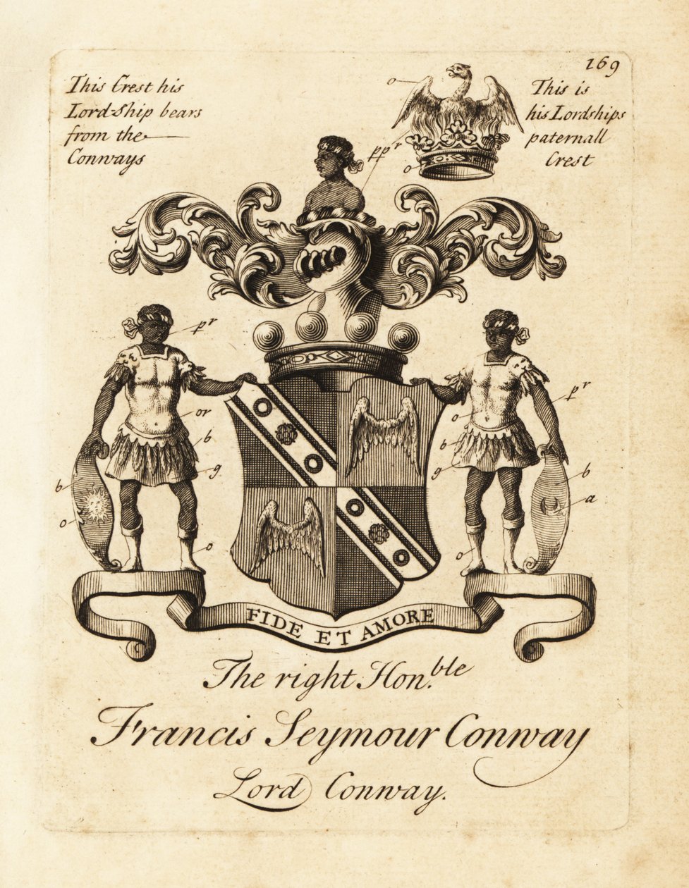 Herb Wielmożnego Franciszka Seymour Conway, Lord Conway autorstwa Andrew Johnston