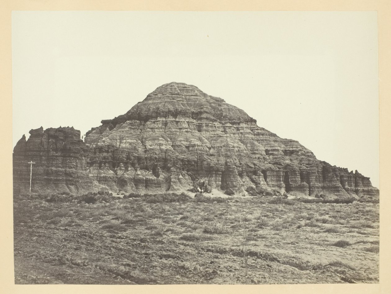 Church Buttes, niedaleko Fort Bridger, terytorium Wyoming autorstwa Andrew Joseph Russell