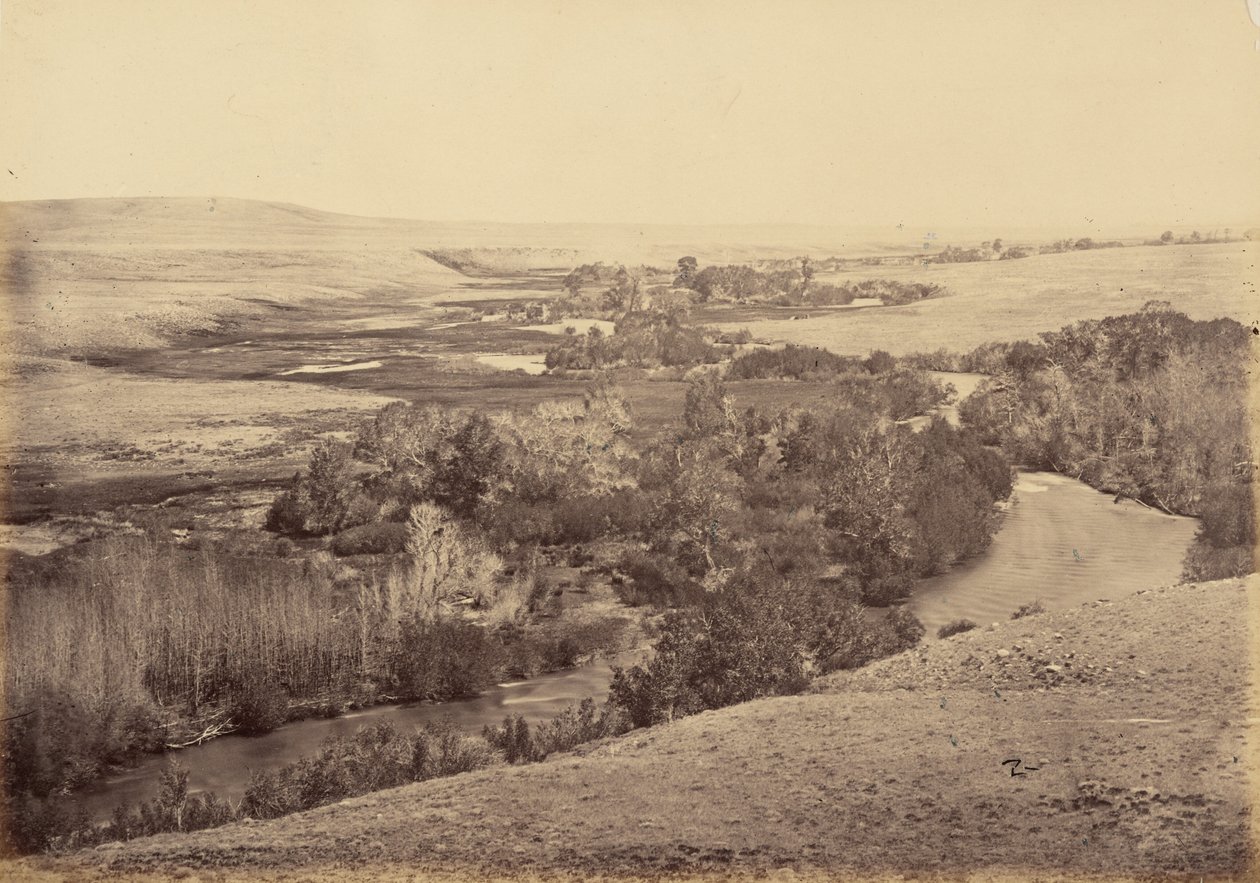 Płyta 18. Dolina rzeki Little Laramie, 1869 r. (zdjęcie) autorstwa Andrew Joseph Russell