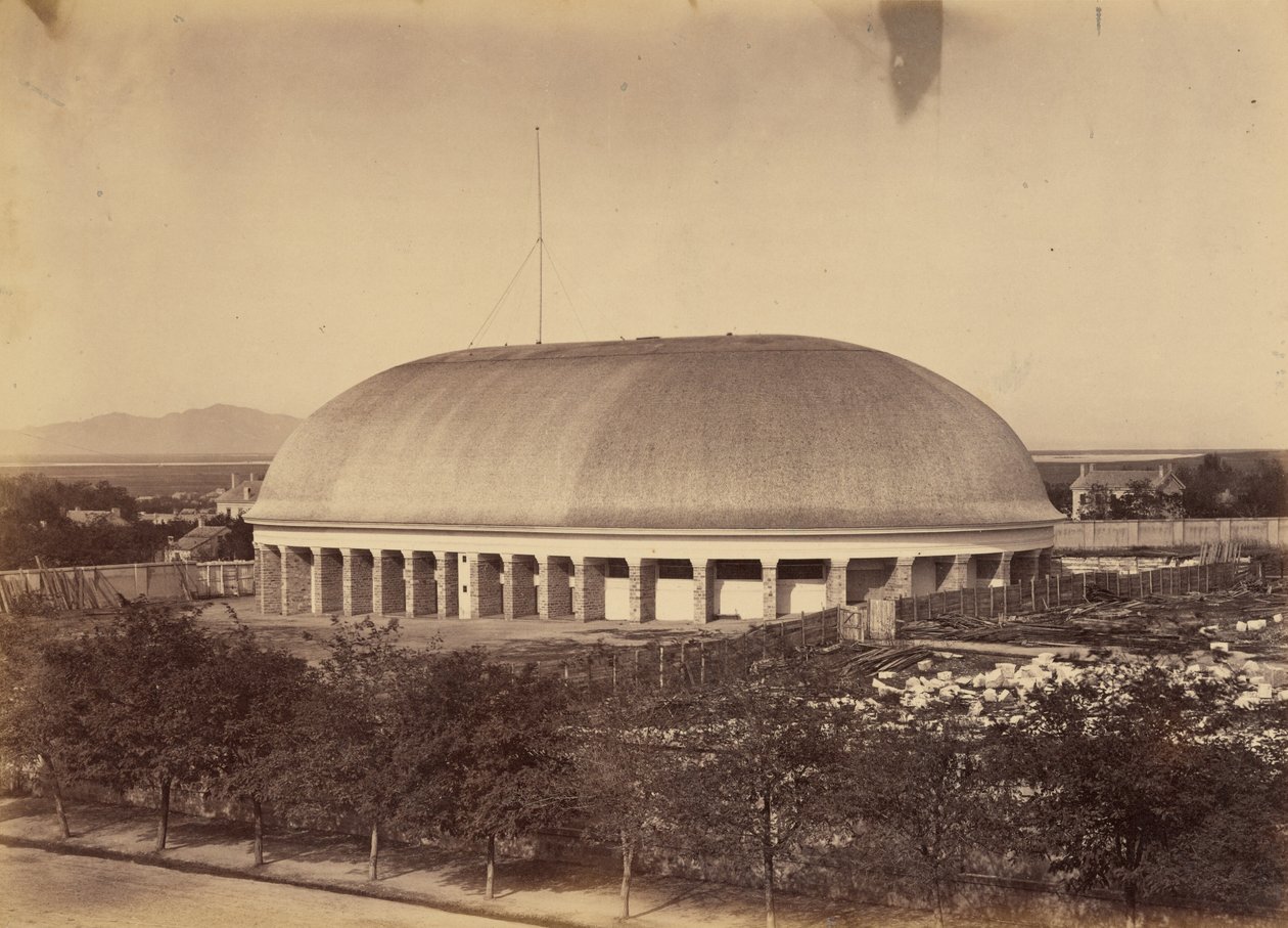 Płyta 50. Wielki przybytek Mormonów, 1869 (zdjęcie) autorstwa Andrew Joseph Russell